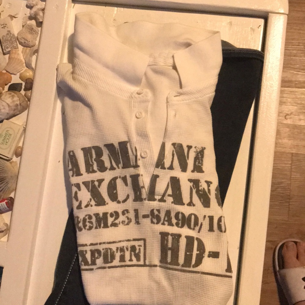 ARMANI EXCHANGE- Colored , White , 3 button shirt